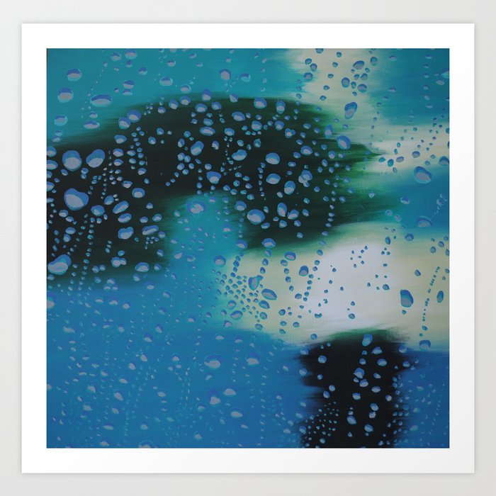 Droplets Art Print