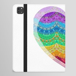 Colorful Love Heart Art - You Are Loved iPad Folio Case