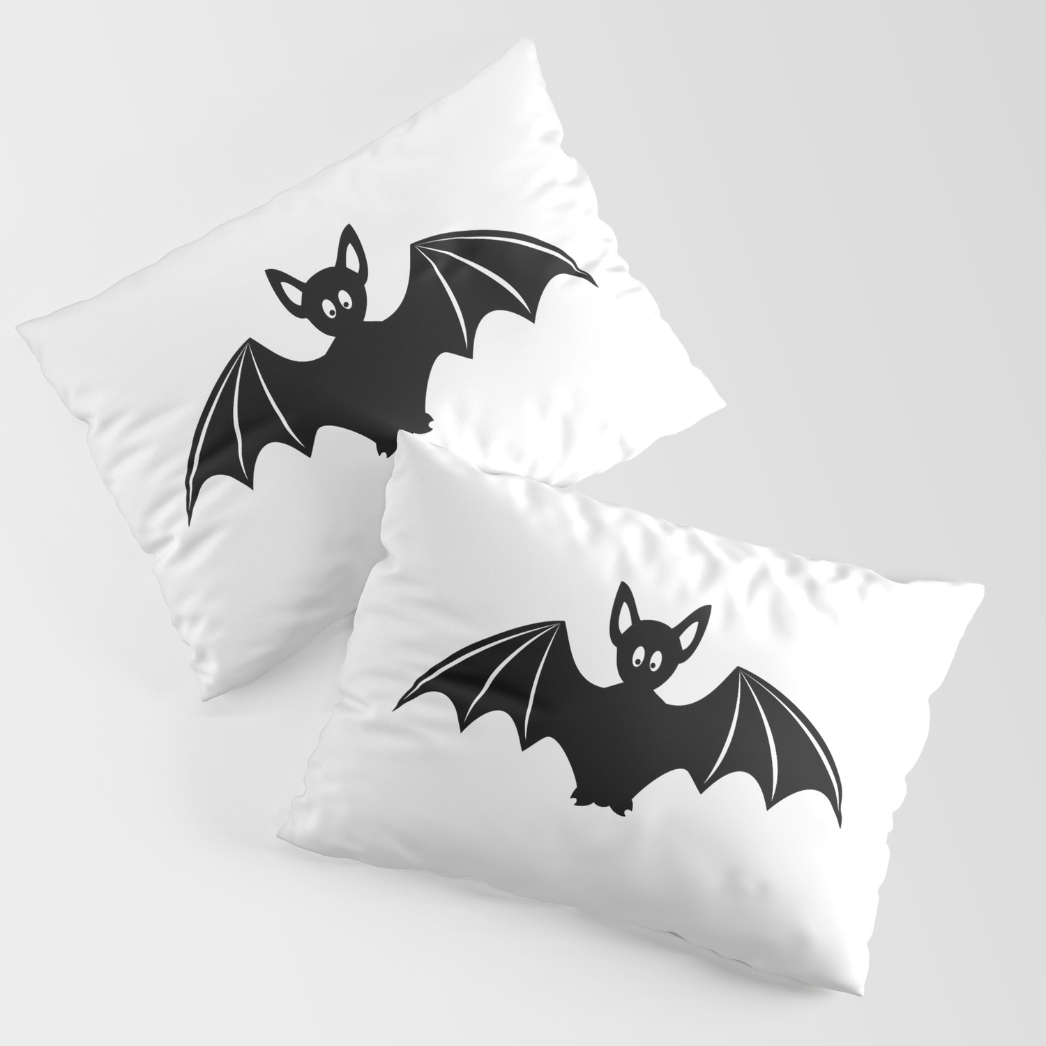 Microfiber Polyester King Set of 2 Society6 Halloween by There Will Be Cute on Pillow Sham 
