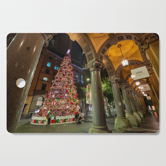 Christmas Tree, Martin Place, Sydney Cutting Board