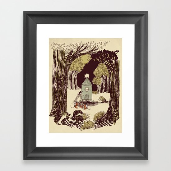 In the Clearing Framed Art Print