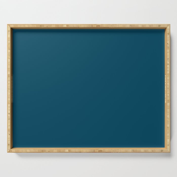 Encouraging Dark Blue Solid Color Pairs To Sherwin Williams Loyal Blue SW 6510 Serving Tray