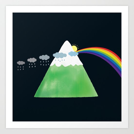 Prismountain Art Print