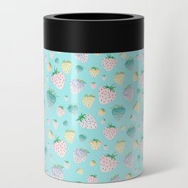 Strawberry Crush Turquoise Can Cooler