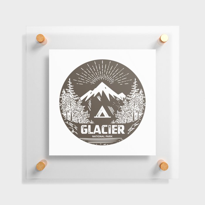 Glacier National Park Floating Acrylic Print