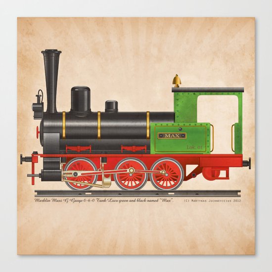 Locomotive Max Canvas Print