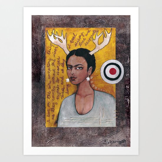 Frida's Diary Art Print