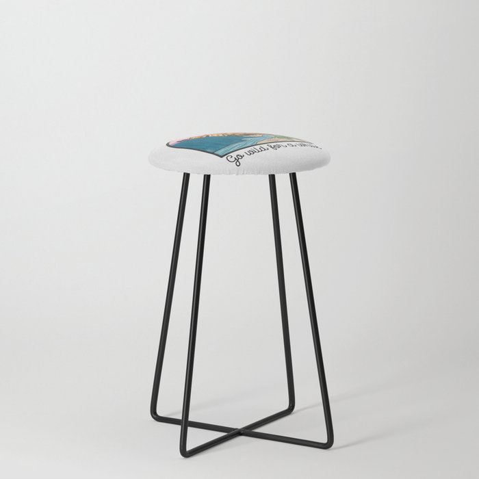 Go Wild For A While Counter Stool