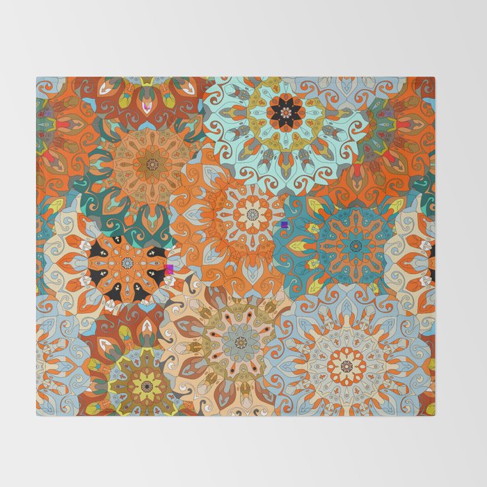 Boho Throw Blankets Delectable Boho Mandela Pattern 600 Throw Blanket By Robincurtiss Society60 Boho Throw Blankets Delectable Boho Mandela Pattern 600 Throw Blanket By Robincurtiss Society60