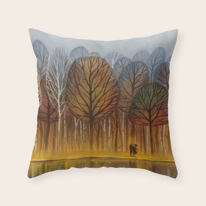autumn Throw Pillow by loish Society6