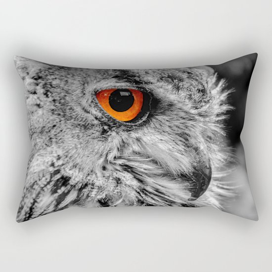 ORANGE OF MY EYE Rectangular Pillow