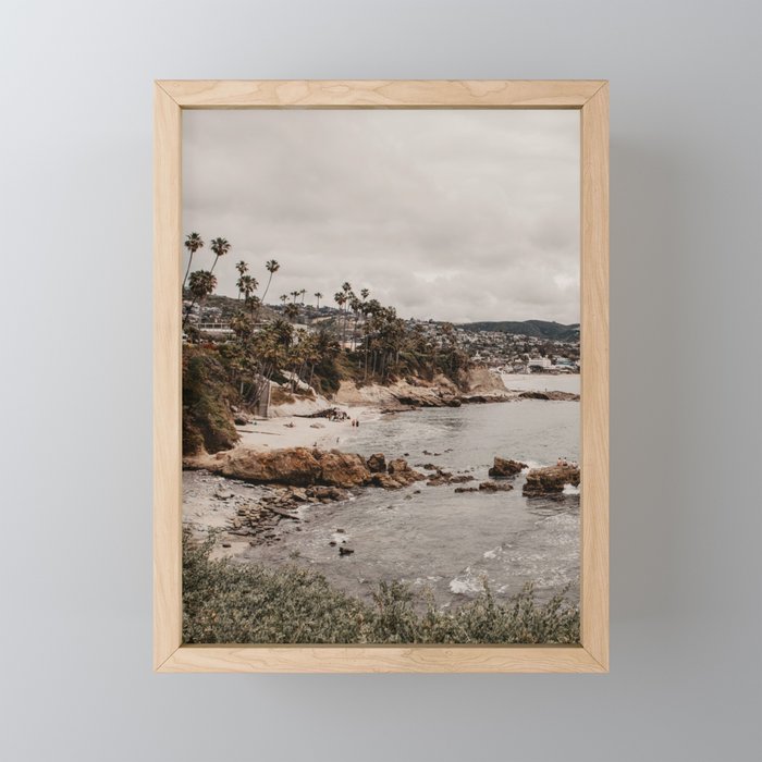Laguna Beach | California coast | Fine Art Travel Photography Framed Mini Art Print