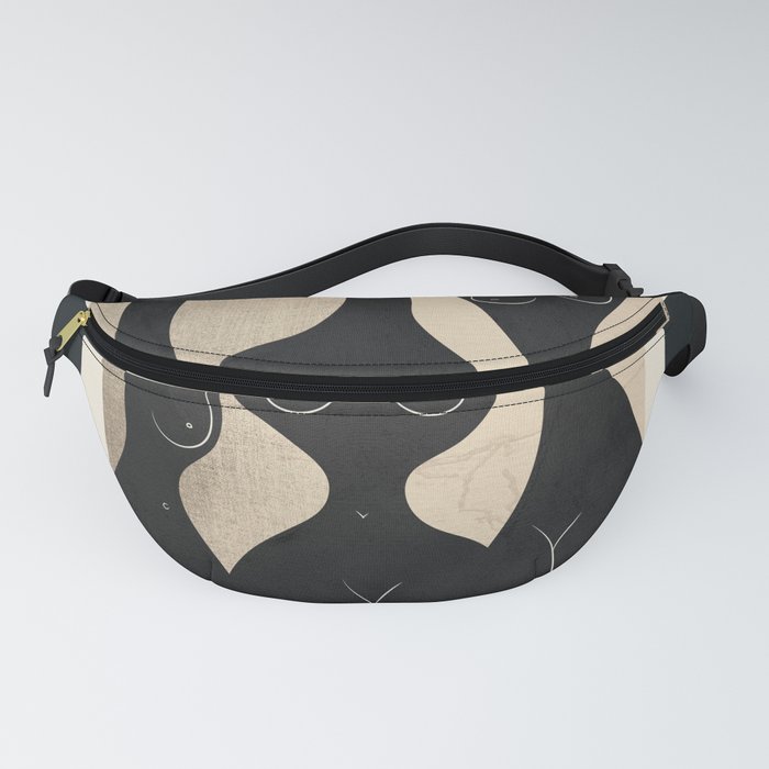 Modern Abstract Woman Body Vases 10 Fanny Pack