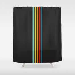 Einherjar - Multicolor Stripes Shower Curtain