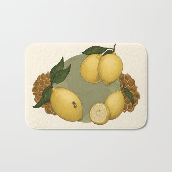 Honey, Bees & Lemons Bath Mat