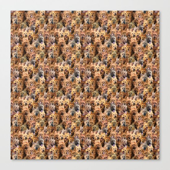 Dog Print Canvas Print
