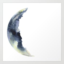 Watercolor Moon Art Prints For Any Decor Style Society6