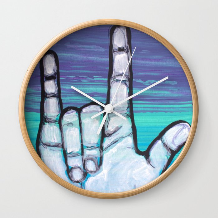 Love ASL Wall Clock