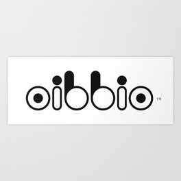 Oibbio Logo Art Print