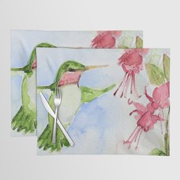 Hummingbird and Fuchsia Placemat