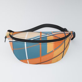 orangetown Graphic abstract lines digital painting Fanny Pack