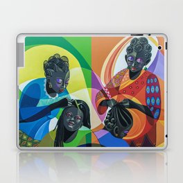 The hairdressers No. 1, African American masterpiece portrait painting Laptop Skin