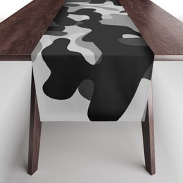Camouflage (Gray) Table Runner