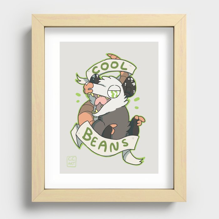 Cool Beans Recessed Framed Print