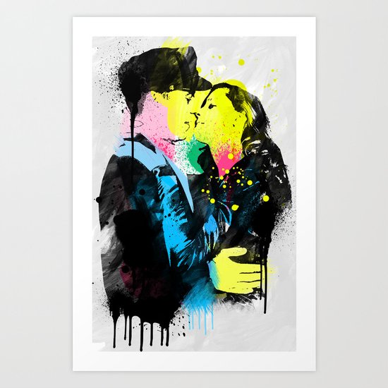 kiss Art Print