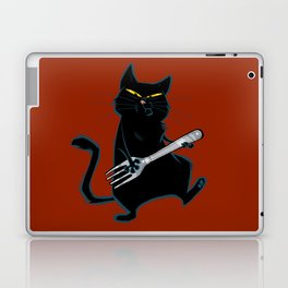 Cat with a fork Laptop & iPad Skin