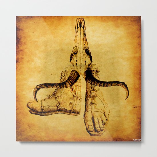 the mystic feet Metal Print