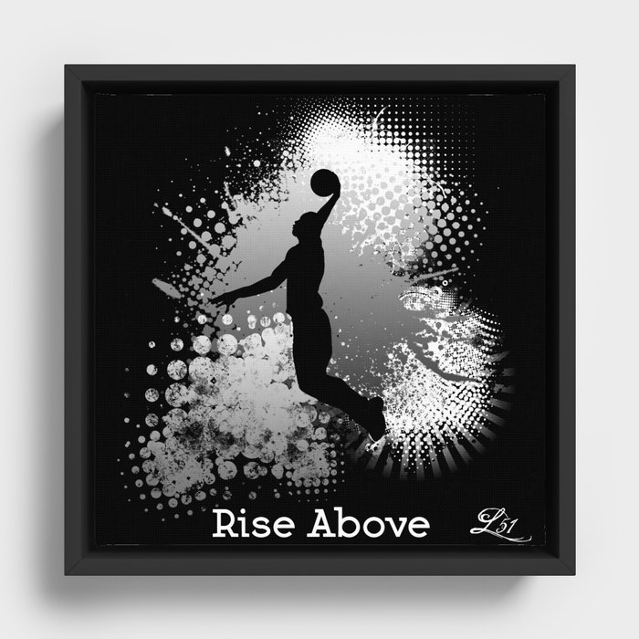 Rise Above Framed Canvas