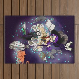 Library Witch Outdoor Rug