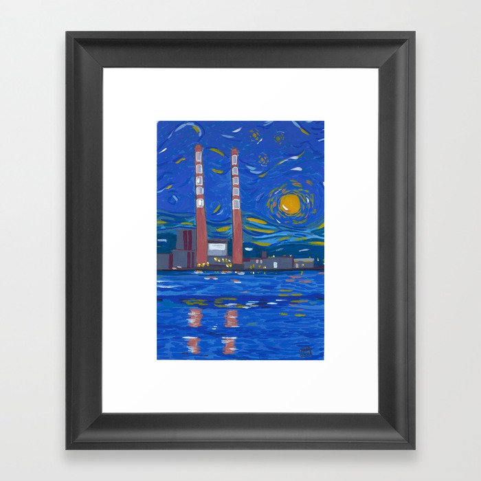 Poolbeg Towers Framed Art Print