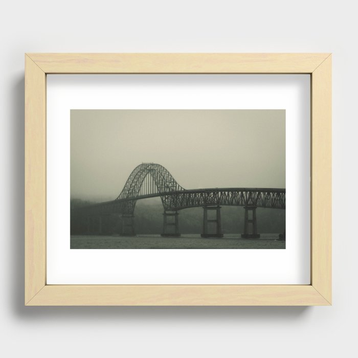 Bridge into the Unknown Recessed Framed Print