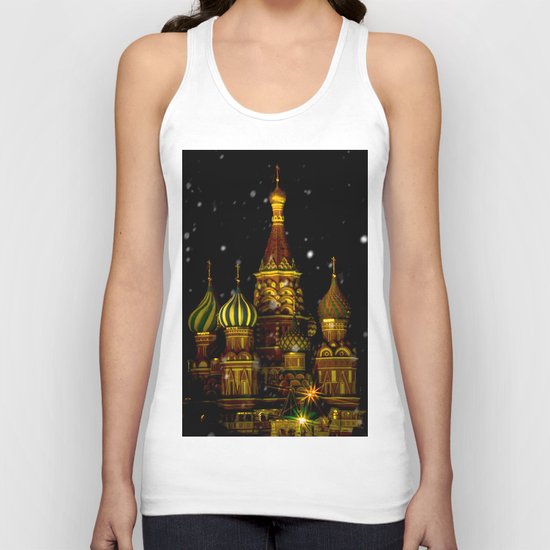 Moscow Night Unisex Tank Top