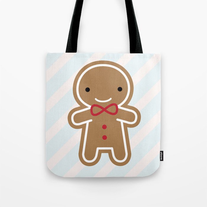 Cookie Cute Gingerbread Man Tote Bag