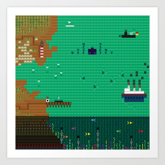 A Coded Message #3 Art Print
