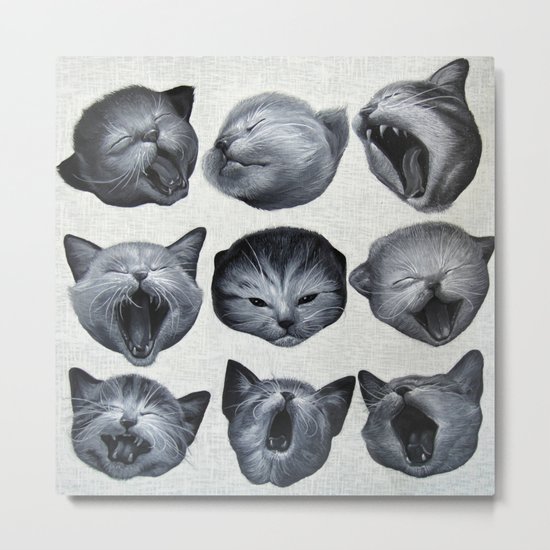 Sleepy Monday Metal Print