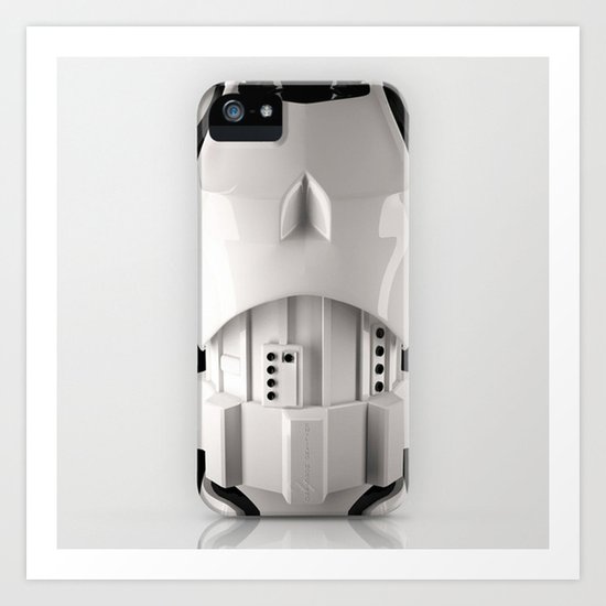 I-Trooper suit case. Art Print