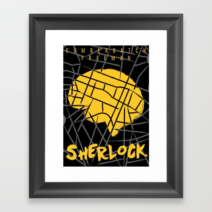 Sherlock Framed Art Print