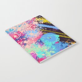 Abstract  Graffiti Colorful Art 80's  Notebook