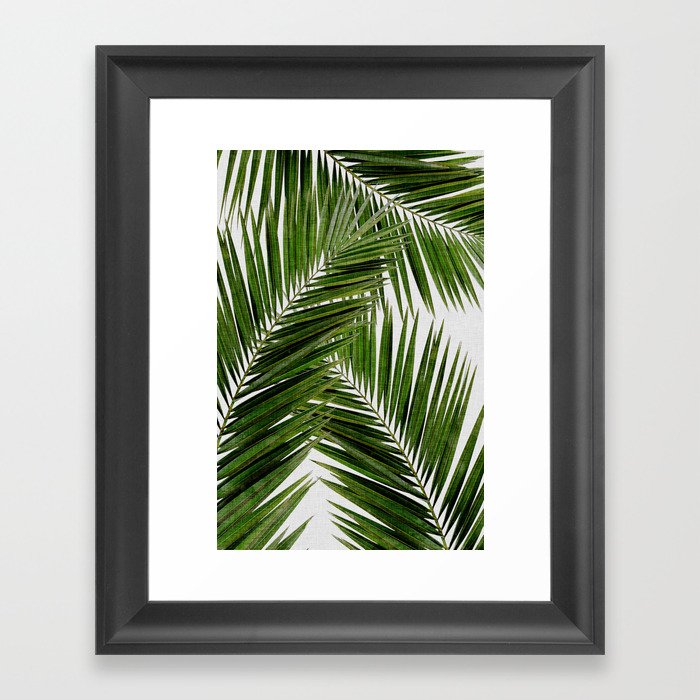 Palm Leaf III Framed Art Print