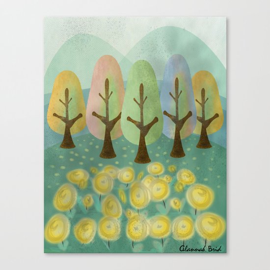 Field of Flowers Canvas Print