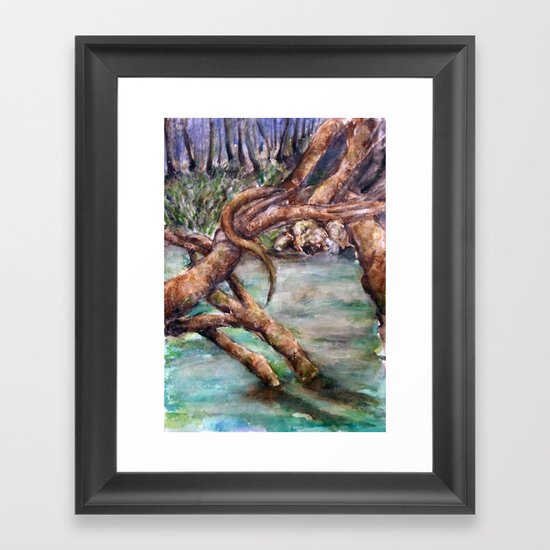 Moat Framed Art Print