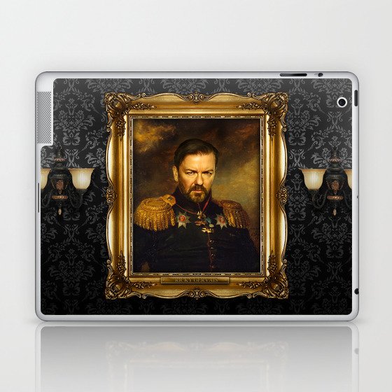 Ricky Gervais - replaceface Laptop & iPad Skin