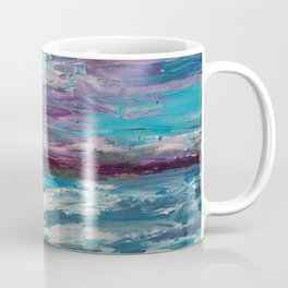 A storm is coming. Restless blue sea. Coffee Mug