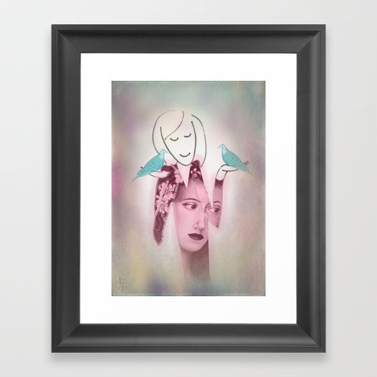 Balance Framed Art Print