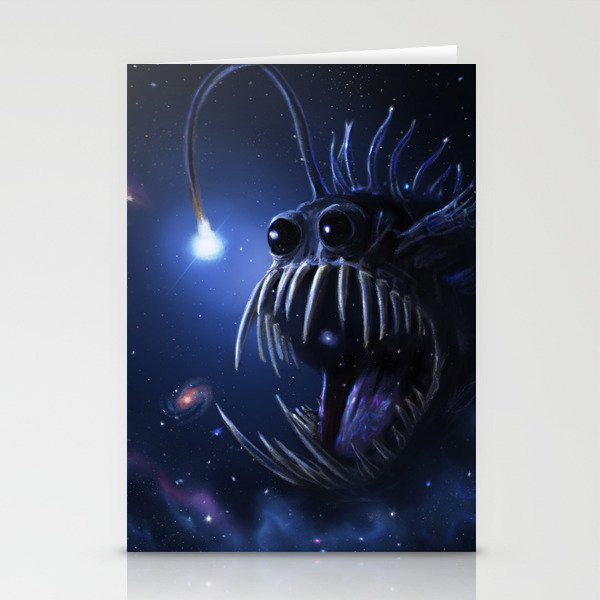 Great Space Angler Stationery Cards