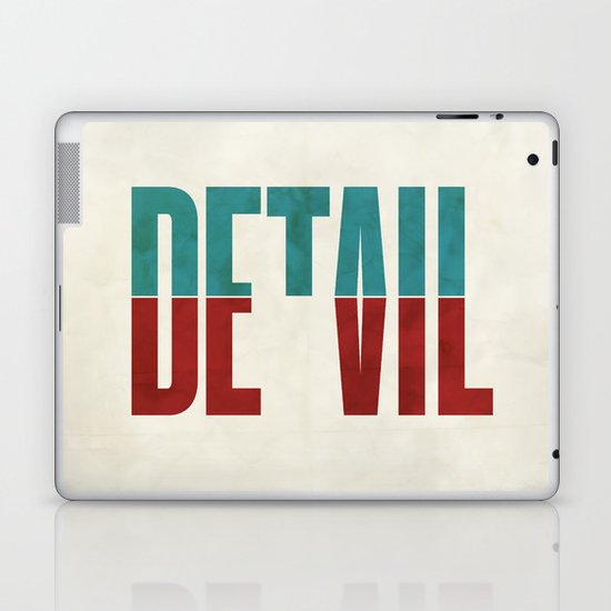 Devil in the detail. Laptop & iPad Skin